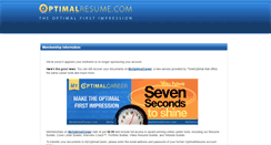 Desktop Screenshot of bethelcollege.optimalresume.com