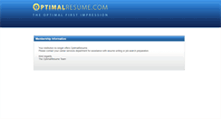 Desktop Screenshot of limcollege.optimalresume.com