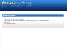 Tablet Screenshot of limcollege.optimalresume.com