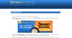 Desktop Screenshot of clemson-alumni.optimalresume.com