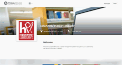 Desktop Screenshot of houstonlibrary.optimalresume.com