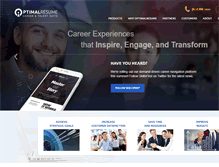 Tablet Screenshot of optimalresume.com