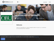 Tablet Screenshot of okbu.optimalresume.com